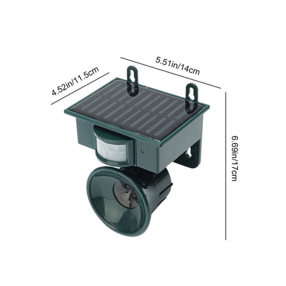 Motion Sensor Bird Deterrent for Crows Pigeons Sound Scarer NALANI