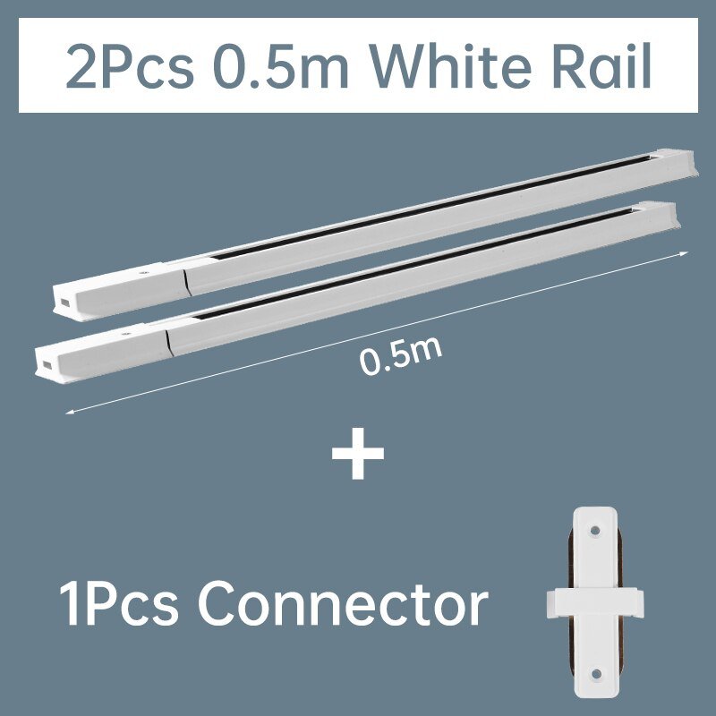 Arvesso | Surface Mounted Customizable LED Spotlights for Any Space 2PCS 0.5m White Rail White Rail NALANI