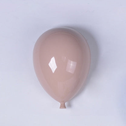 Ceramic Balloon Wall Decor for Whimsical Home Elegance Pink 20.5x15x9cm Ceramics NALANI