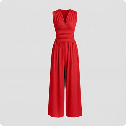 Womens Sleeveless Jumpsuit Flattering Fit For Effortless Elegance