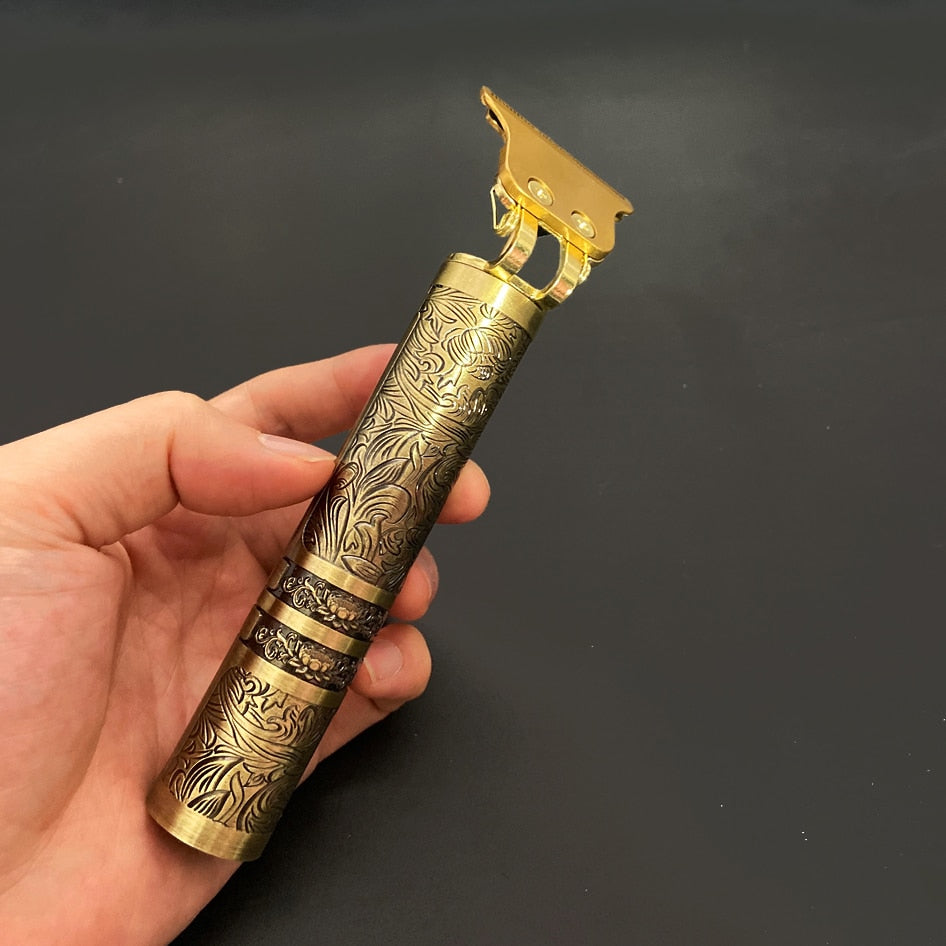 Rechargeable Vintage Barber Trimmer With Attachments NALANI