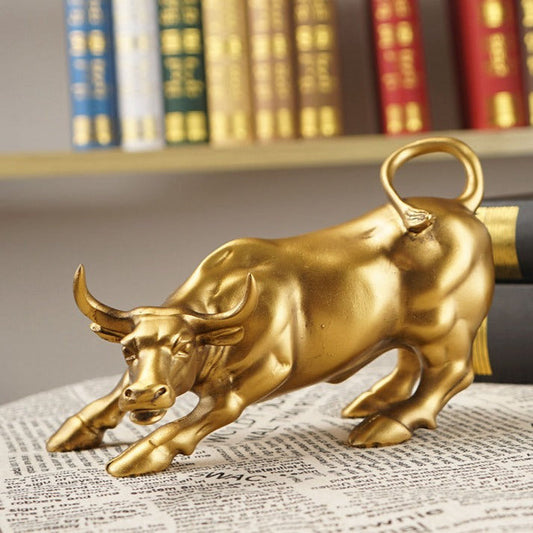 Elévo | Wall Street Bull Statue for Home or Office Decor NALANI