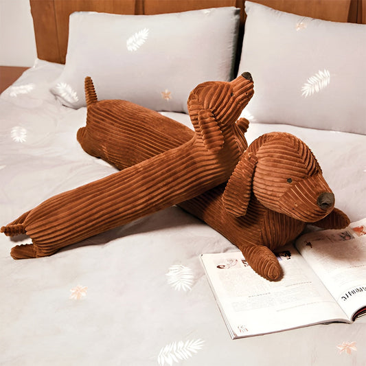 Ergonomic Dachshund Plush Pillow for Maximum Comfort S (55cm) NALANI