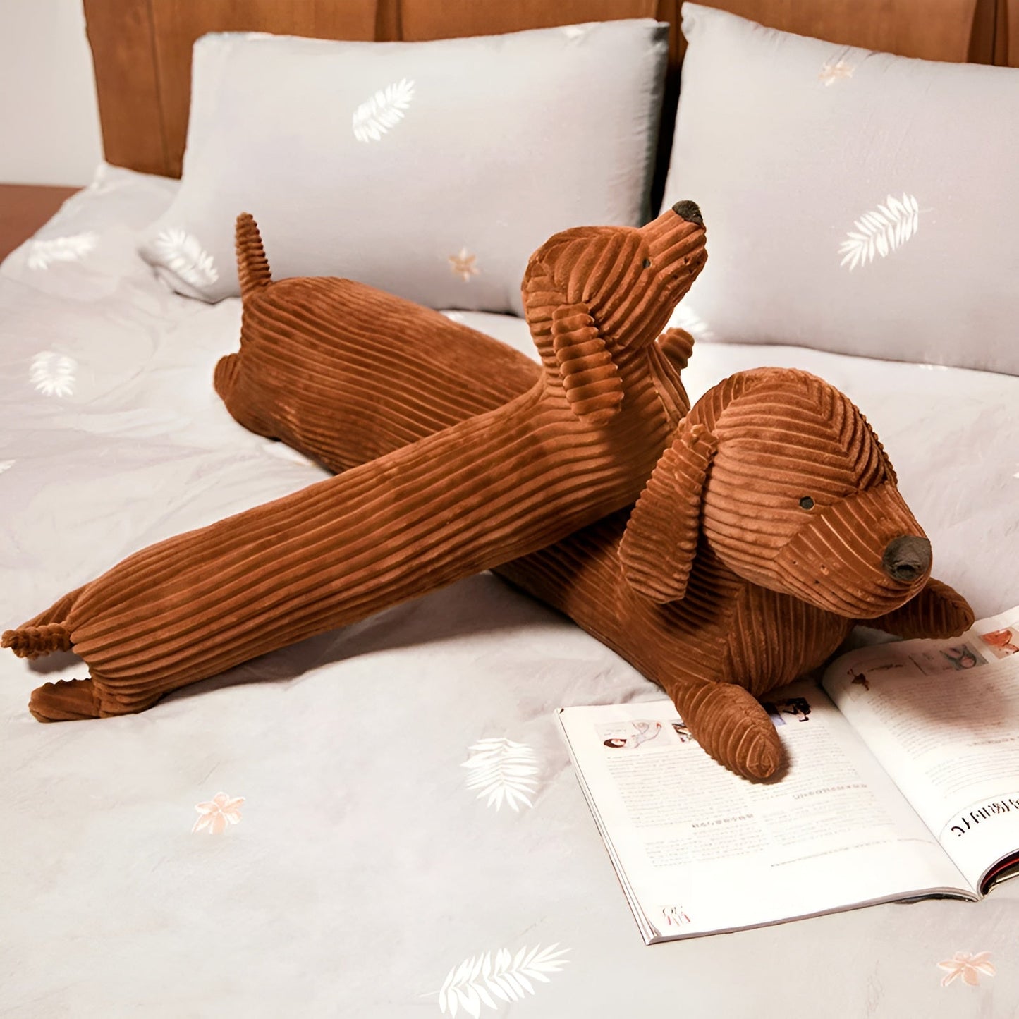 Ergonomic Dachshund Plush Pillow for Maximum Comfort NALANI