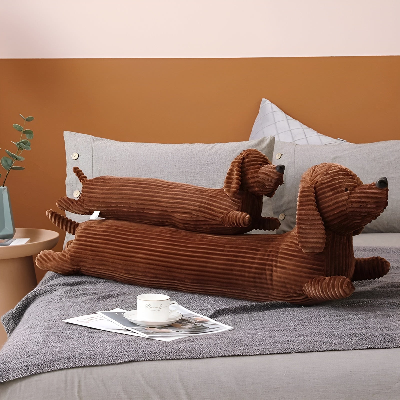 Ergonomic Dachshund Plush Pillow for Maximum Comfort NALANI