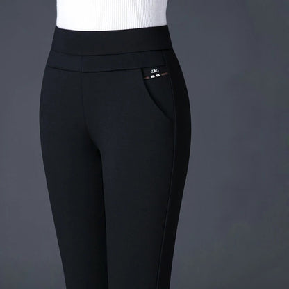 Nalani Women's High-Waisted Yoga Leggings – Stretch Fit – Faux Pocket Detail – Comfortable & Flexible