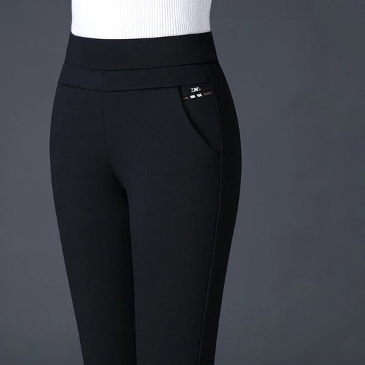 Nalani Women's High-Waisted Yoga Leggings – Stretch Fit – Faux Pocket Detail – Comfortable & Flexible