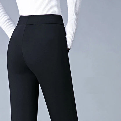 Nalani Women's High-Waisted Yoga Leggings – Stretch Fit – Faux Pocket Detail – Comfortable & Flexible