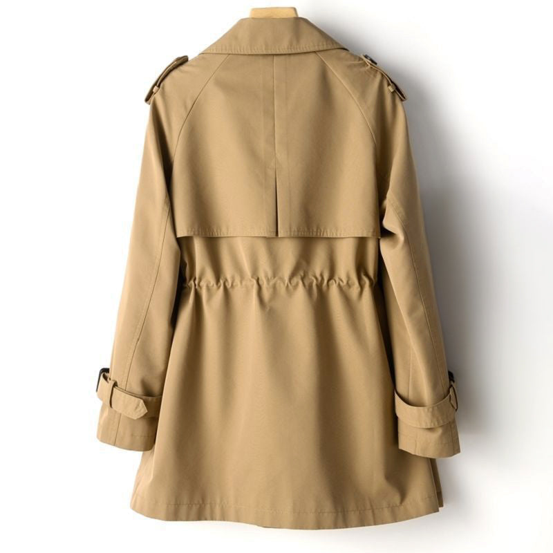 Malvioni | Women's stylish lapel trench coat