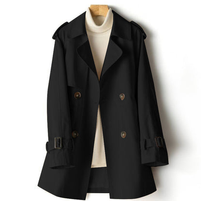 Malvioni | Women's stylish lapel trench coat