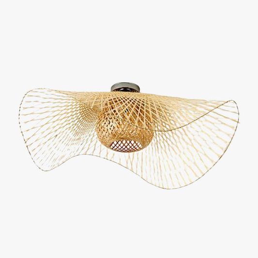Japanese Design Rattan Pendant Lamp for Serene Interiors Calora