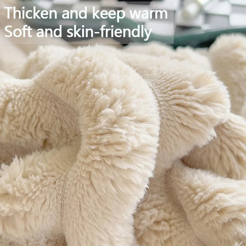 Soft Throw Blanket Cozy Plush For Sofa Warmth Everyday NALANI