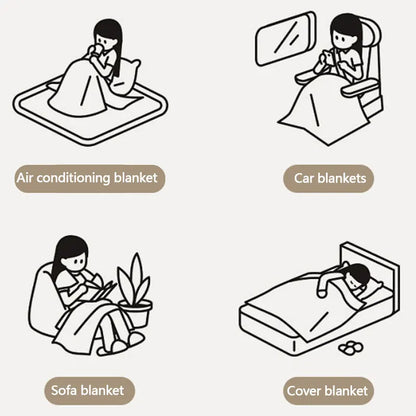 Soft Throw Blanket Cozy Plush For Sofa Warmth Everyday NALANI