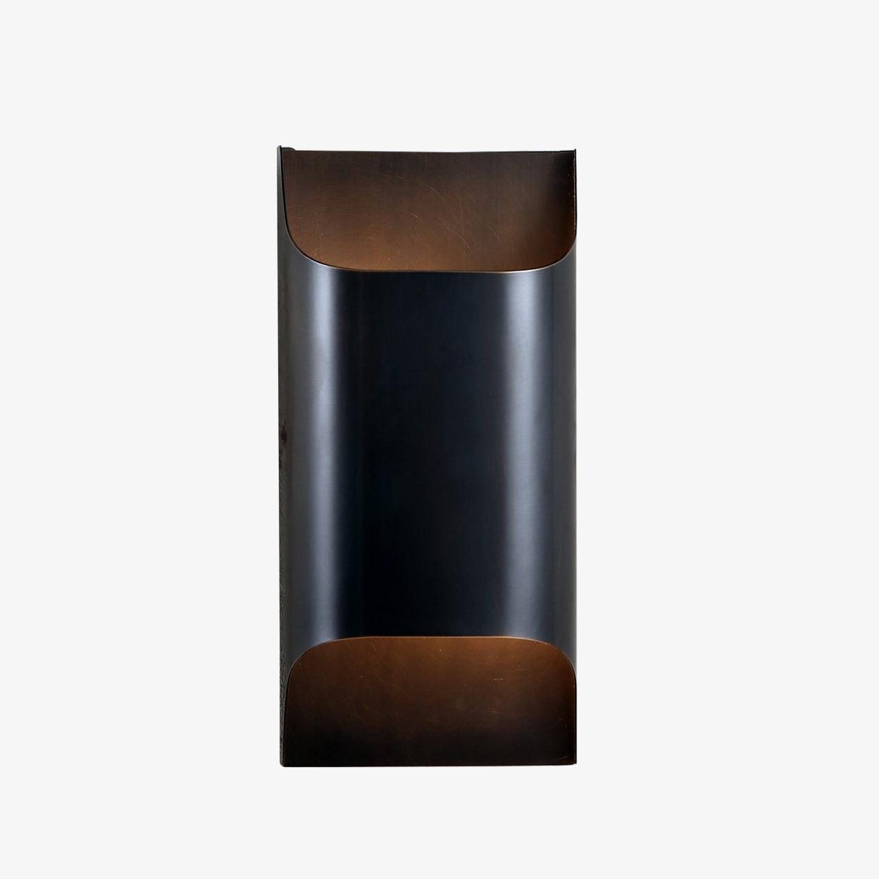 Brass Wall Lamp With Vintage Finish And Oil Coating ∅ 3.9″ x H 11.8″ Dia 10cm x H 30cm (G9 Bulb) Matte Black NALANI
