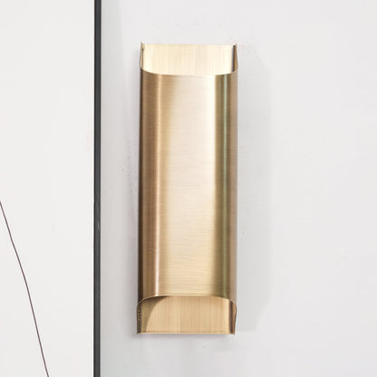 Brass Wall Lamp With Vintage Finish And Oil Coating NALANI