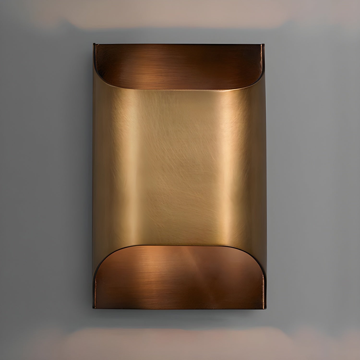 Brass Wall Lamp With Vintage Finish And Oil Coating NALANI