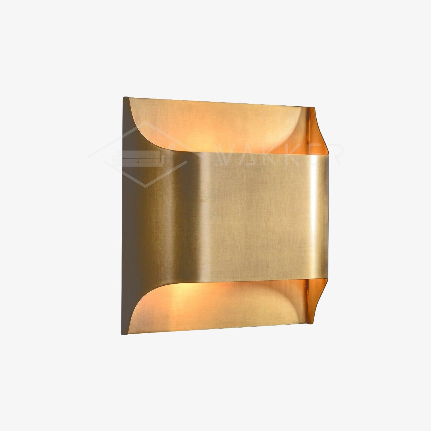 Brass Wall Lamp With Vintage Finish And Oil Coating NALANI