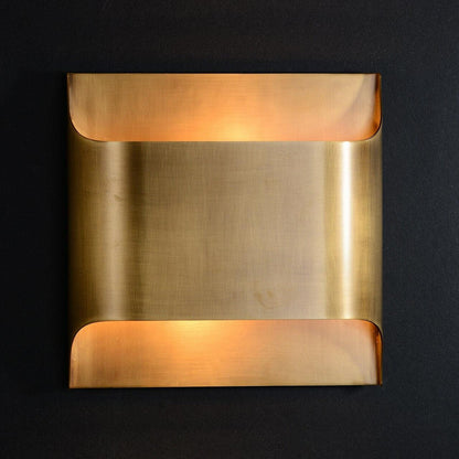 Brass Wall Lamp With Vintage Finish And Oil Coating NALANI