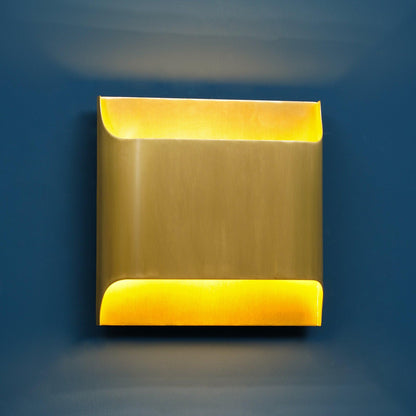 Brass Wall Lamp With Vintage Finish And Oil Coating NALANI