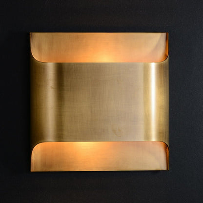 Brass Wall Lamp With Vintage Finish And Oil Coating NALANI