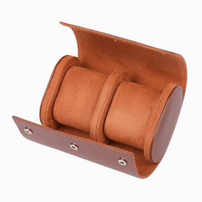 Leather Watch Case Organizer for Timepieces and Accessories NALANI