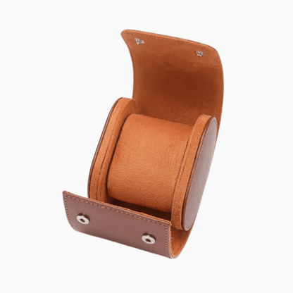 Leather Watch Case Organizer for Timepieces and Accessories NALANI