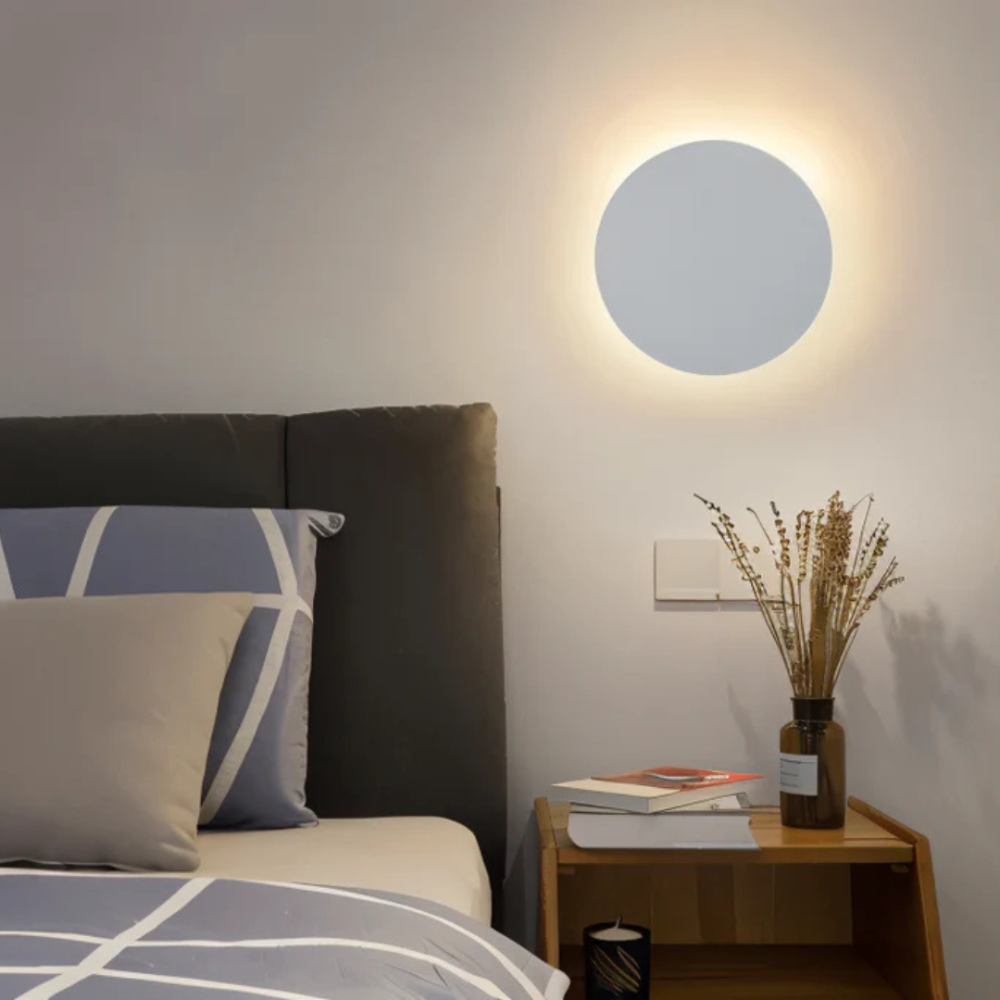 Round LED Wall Light Modern Design With Warm White Glow NALANI