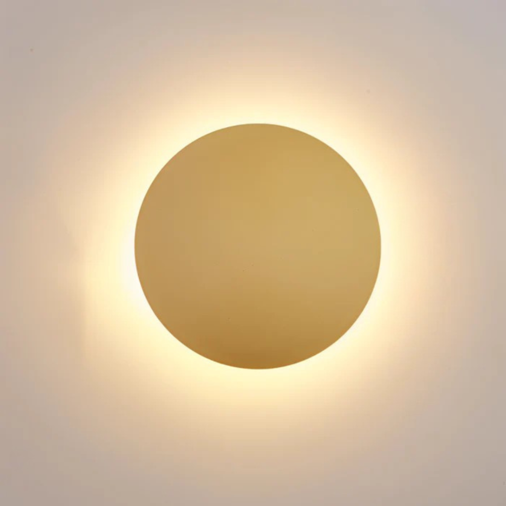 Round LED Wall Light Modern Design With Warm White Glow NALANI