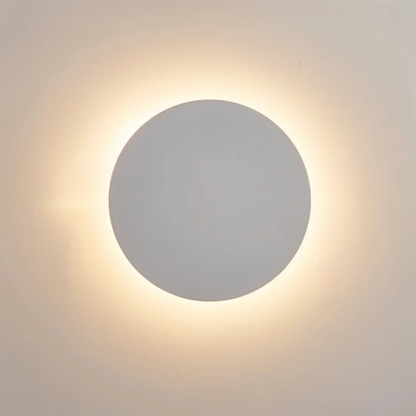 Round LED Wall Light Modern Design With Warm White Glow White NALANI