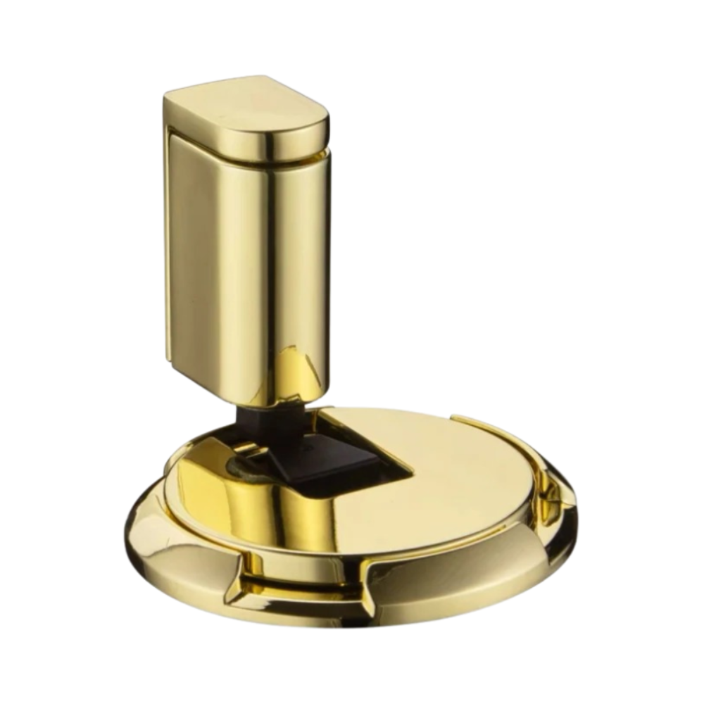 Magnetic Door Stopper Silent Hold Floor Or Wall Mount Gold NALANI