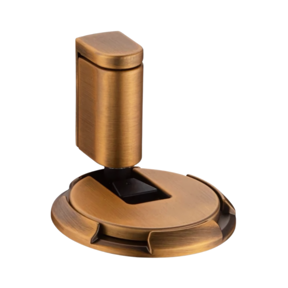 Magnetic Door Stopper Silent Hold Floor Or Wall Mount Brushed bronze NALANI
