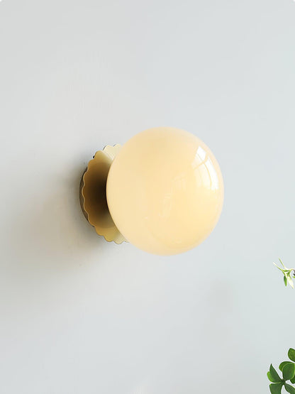 Pink Glass Diffuser Wall Sconces Ceiling Light Modern Metal NALANI