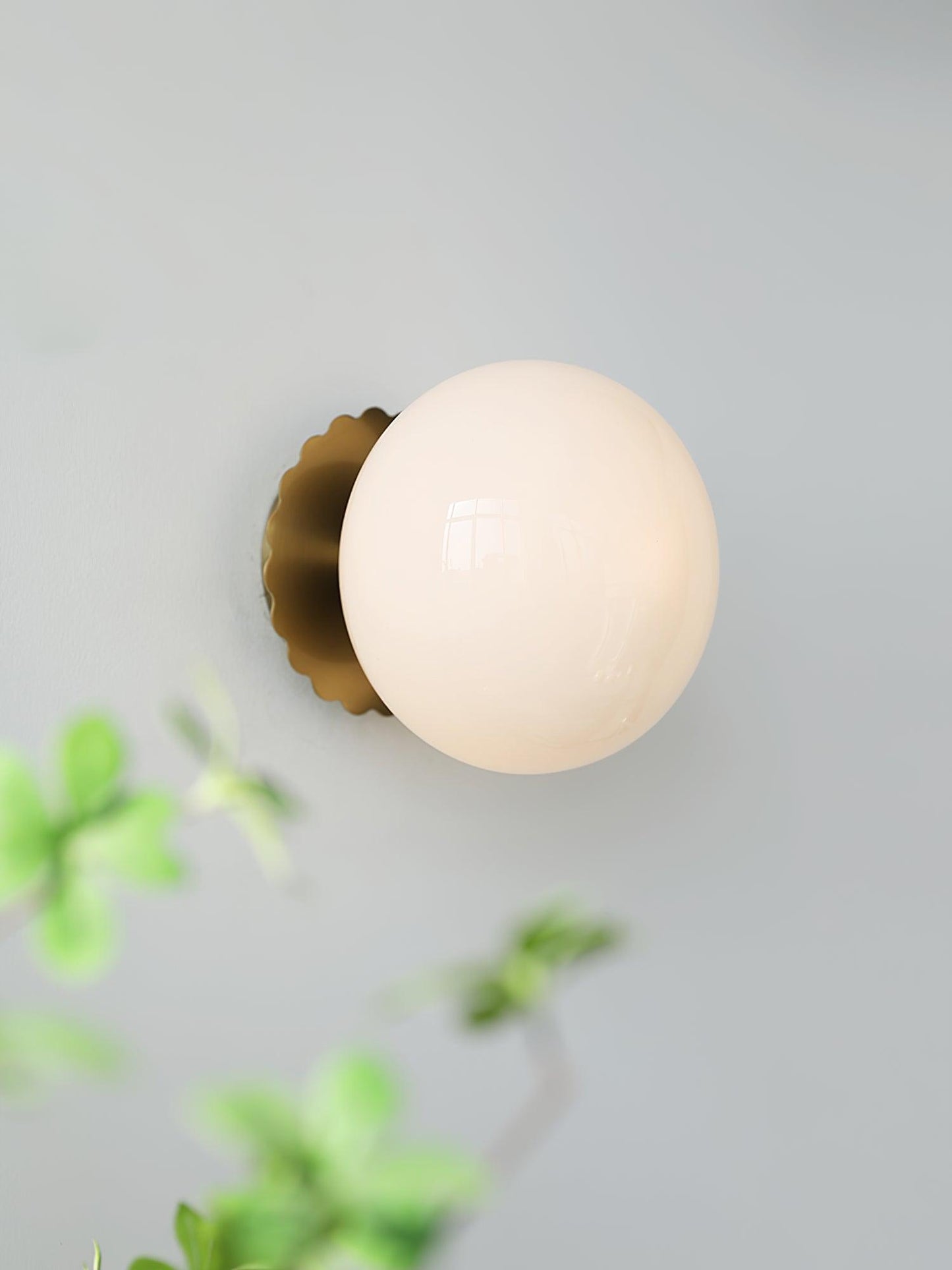 Pink Glass Diffuser Wall Sconces Ceiling Light Modern Metal NALANI