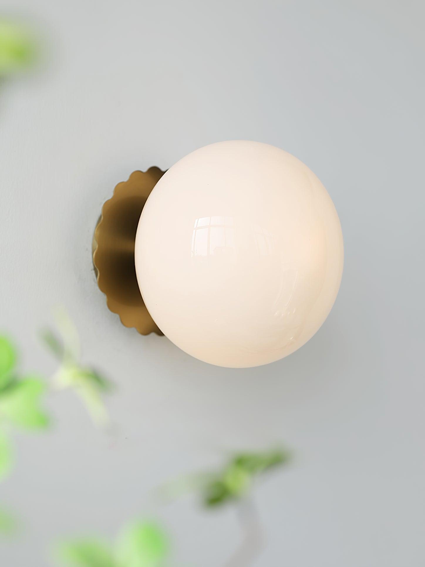 Pink Glass Diffuser Wall Sconces Ceiling Light Modern Metal NALANI