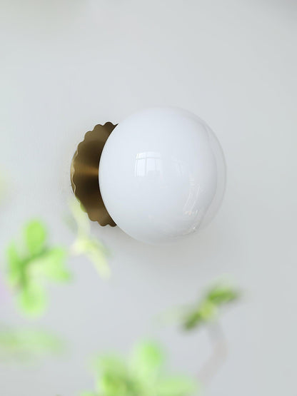 Pink Glass Diffuser Wall Sconces Ceiling Light Modern Metal NALANI