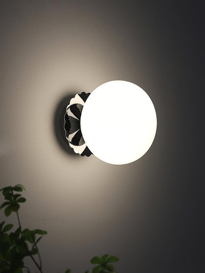 Pink Glass Diffuser Wall Sconces Ceiling Light Modern Metal NALANI