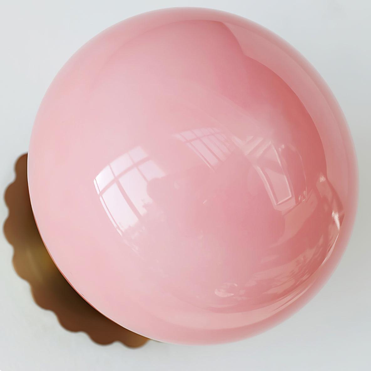 Pink Glass Diffuser Wall Sconces Ceiling Light Modern Metal NALANI
