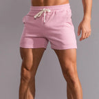 Men's Slim Fit Jogger Shorts - Soft Weave Breathable Everyday Wear