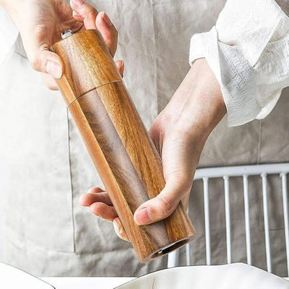 Acacia Wood Salt And Pepper Mills With Ceramic Grinder NALANI