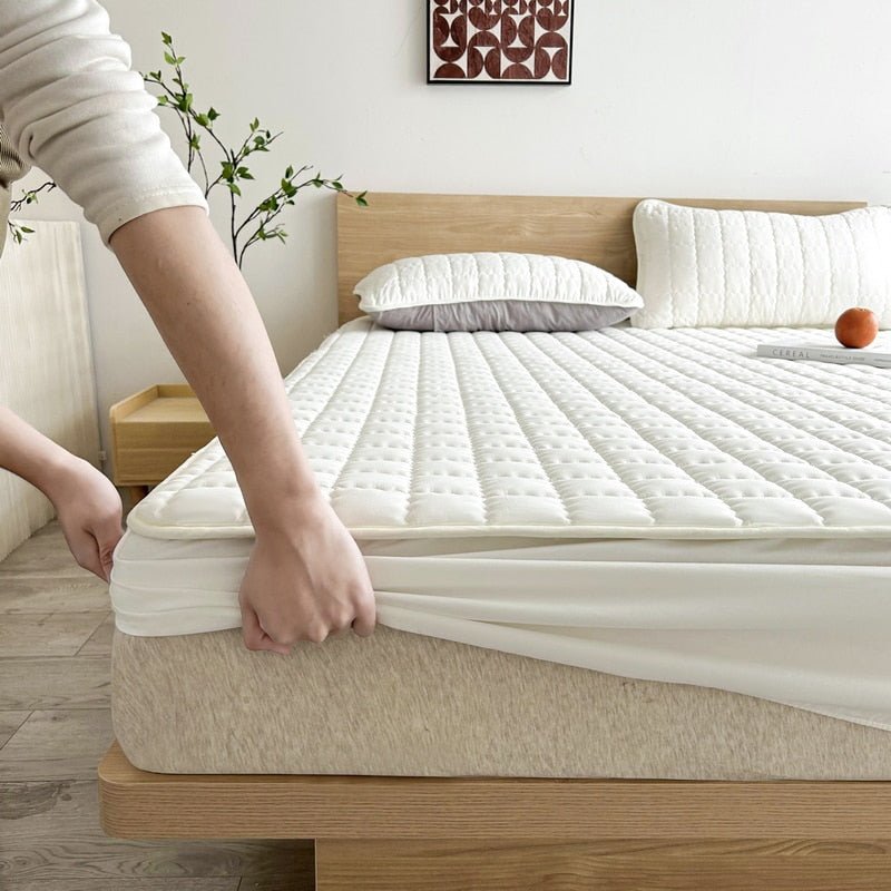 Breathable Mattress Protector Antibacterial Allergen Shield NALANI