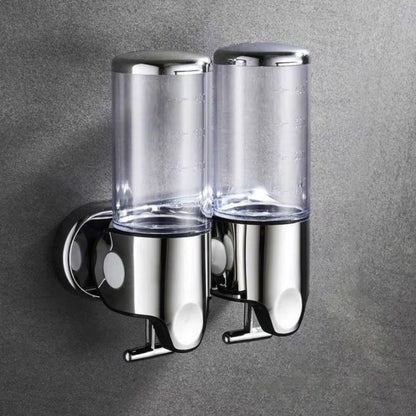 Modern Wall Mounted Soap Dispenser For Bathroom Decor 2 pieces Transparent NALANI