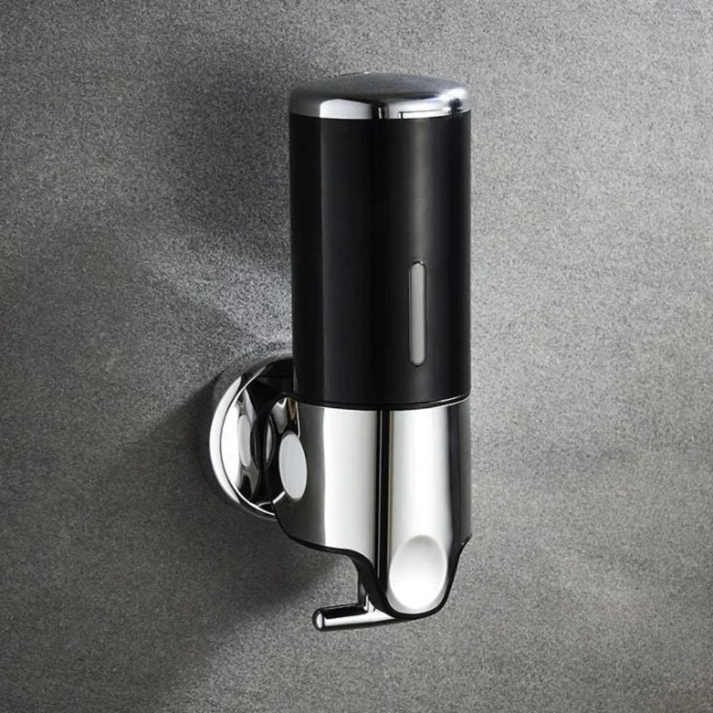 Modern Wall Mounted Soap Dispenser For Bathroom Decor 1 piece Black NALANI