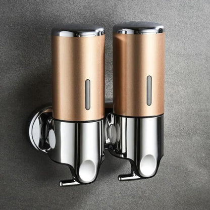Modern Wall Mounted Soap Dispenser For Bathroom Decor 2 pieces Gold NALANI