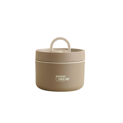 Multi Layer Insulated Lunch Box With Free Carry Bag Brown Large NALANI