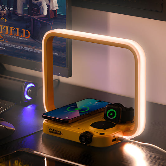 3-In-1 Table Lamp With Wireless Charger RGB Lighting Timer NALANI