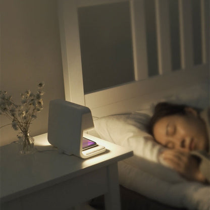 3 in 1 Bed Lamp With Wireless Charger And LCD Alarm Clock NALANI