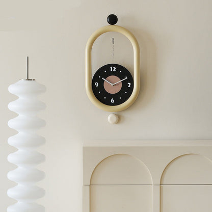 3D Artistic Long Pendulum Clock for Home Decor and Living Room Elegance NALANI