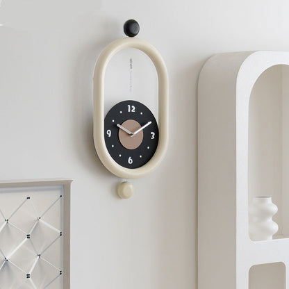 3D Artistic Long Pendulum Clock for Home Decor and Living Room Elegance NALANI