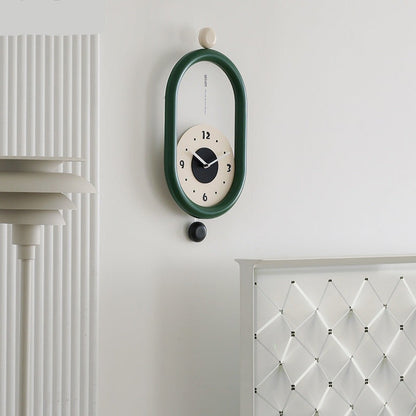 3D Artistic Long Pendulum Clock for Home Decor and Living Room Elegance NALANI