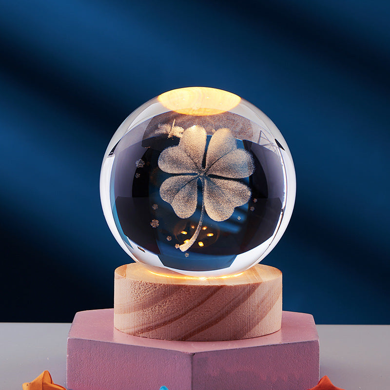 3D Crystal Night Lamp with LED Lighting Effects for Home Decor nr13 NALANI